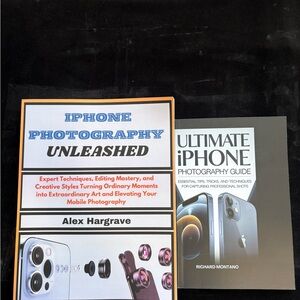 2 PB Books iPhone photography Unleashed & Ultimate iPhone Photography Guide